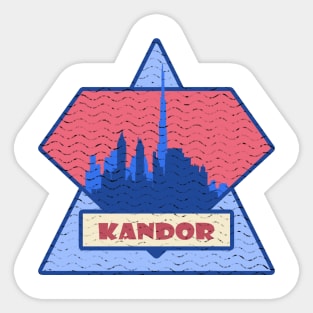 Kandor Travel Decal Sticker